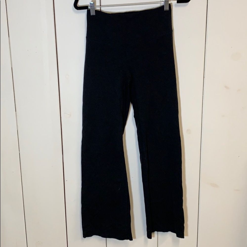 Spanx High Waisted Black Yoga Pants Size Medium